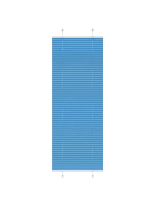Plisovaná roleta modrá 80x200 cm šířka látky 79,4 cm polyester