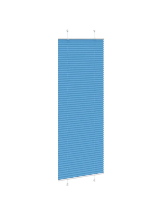 Plisovaná roleta modrá 80x200 cm šířka látky 79,4 cm polyester