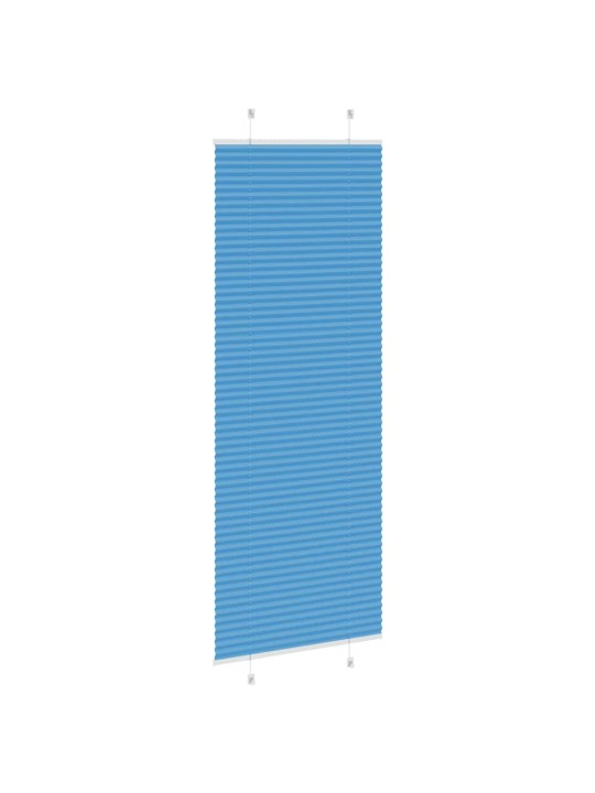 Plisovaná roleta modrá 80x200 cm šířka látky 79,4 cm polyester