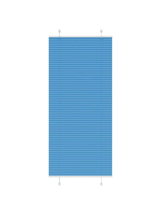 Plisovaná roleta modrá 85x200 cm šířka látky 84,4 cm polyester