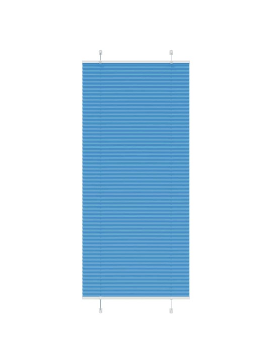 Plisovaná roleta modrá 95x200 cm šířka látky 94,4 cm polyester