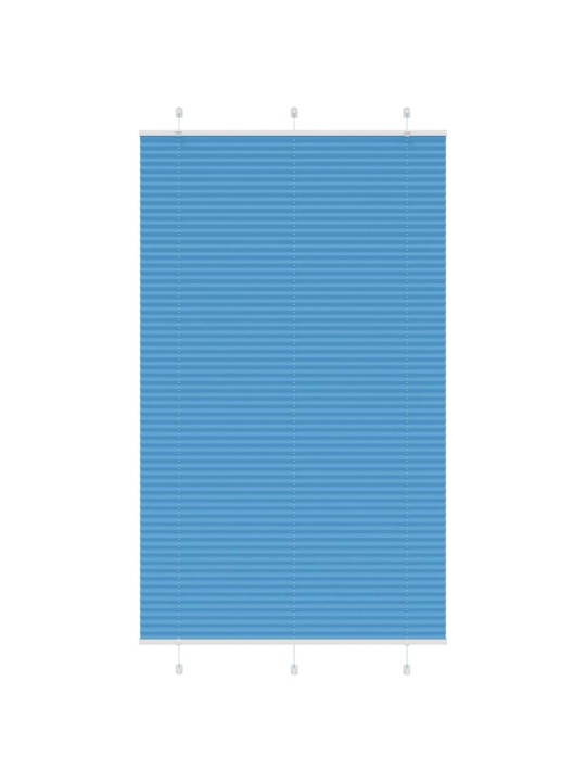 Plisovaná roleta modrá 115x200 cm šířka látky 114,4cm polyester