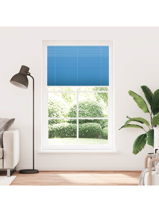 Plisovaná roleta modrá 115x200 cm šířka látky 114,4cm polyester