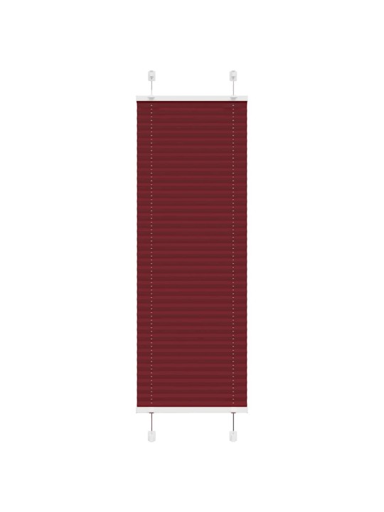 Plisovaná roleta bordeauxská červená 40x100 cm šířka látky