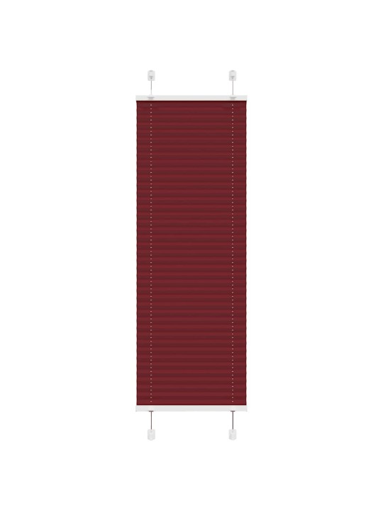 Plisovaná roleta bordeauxská červená 45x100 cm šířka látky