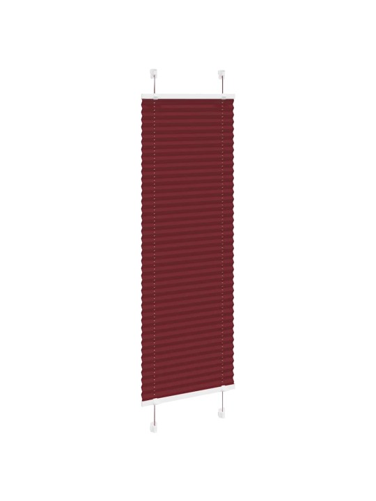 Plisovaná roleta bordeauxská červená 45x100 cm šířka látky