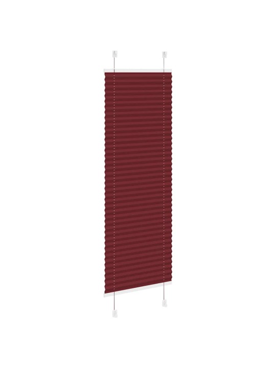 Plisovaná roleta bordeauxská červená 45x100 cm šířka látky