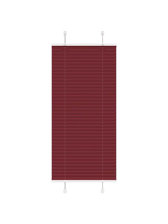 Plisovaná roleta bordeauxská červená 60x100 cm šířka látky