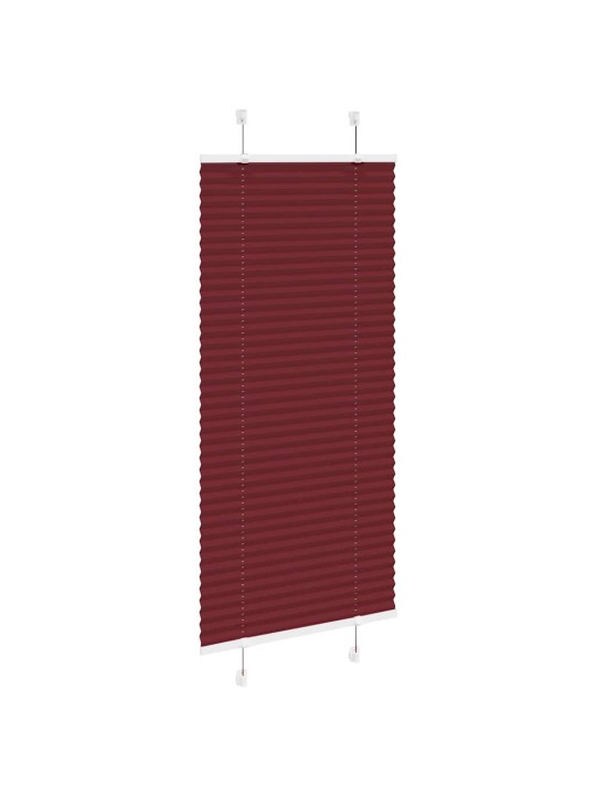Plisovaná roleta bordeauxská červená 60x100 cm šířka látky