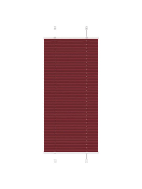 Plisovaná roleta bordeauxská červená 65x100 cm šířka látky