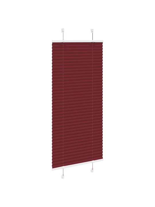 Plisovaná roleta bordeauxská červená 65x100 cm šířka látky