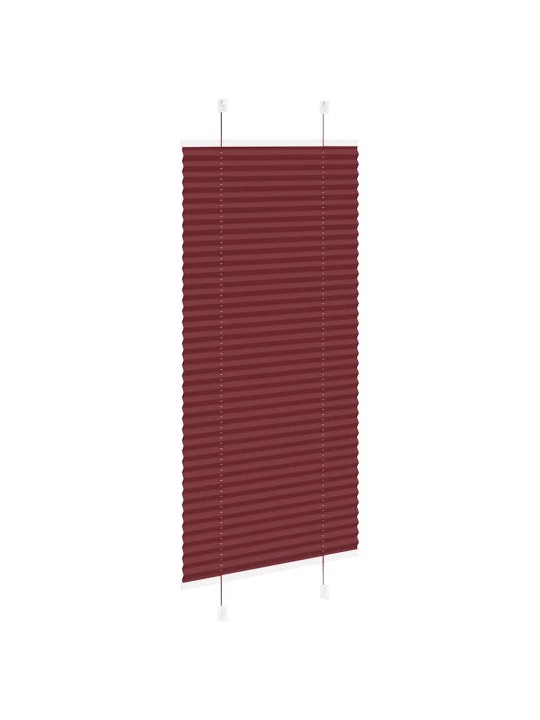 Plisovaná roleta bordeauxská červená 65x100 cm šířka látky