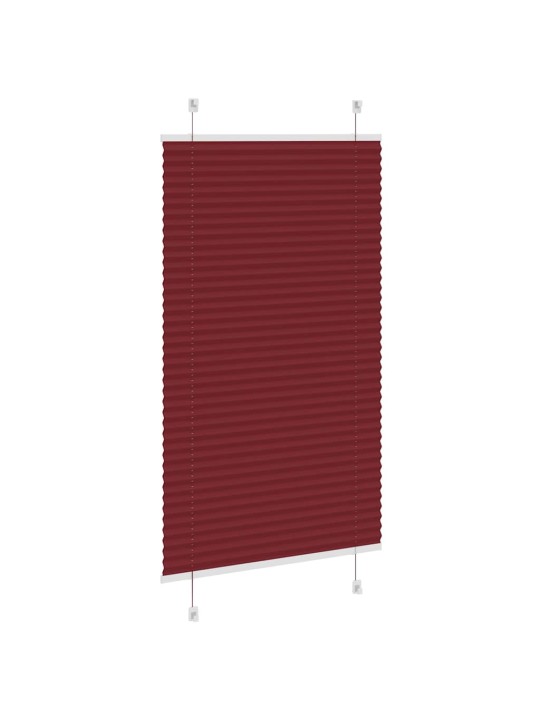 Plisovaná roleta bordeauxská červená 70x100 cm šířka látky