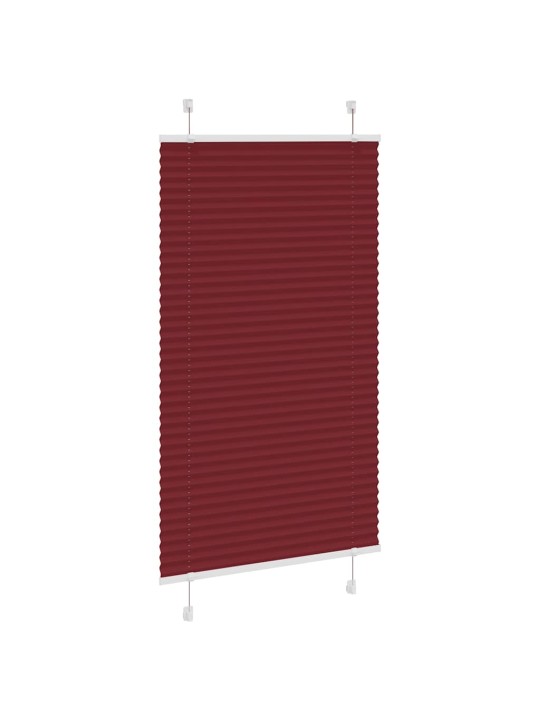 Plisovaná roleta bordeauxská červená 75x100 cm šířka látky