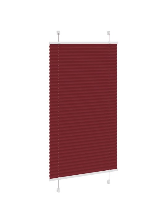 Plisovaná roleta bordeauxská červená 80x100 cm šířka látky