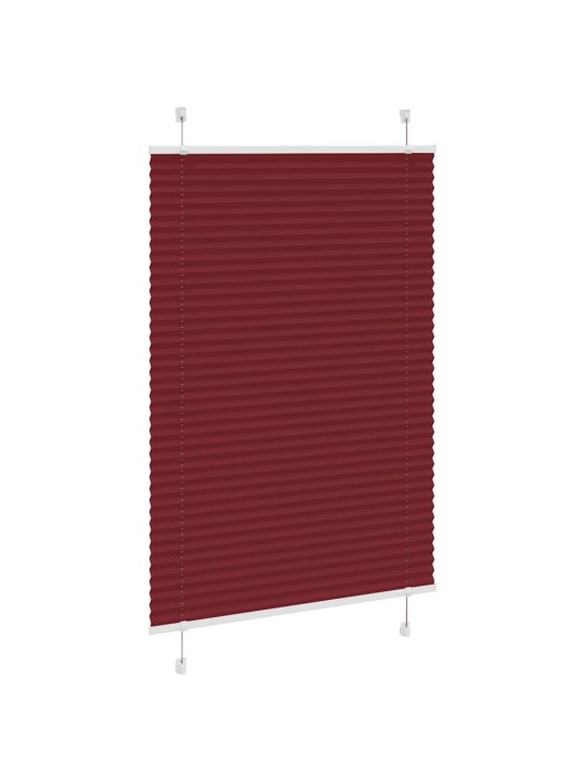 Plisovaná roleta bordeauxská červená 85x100 cm šířka látky