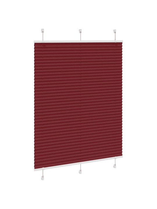 Plisovaná roleta bordeauxská červená 105x100 cm šířka látky