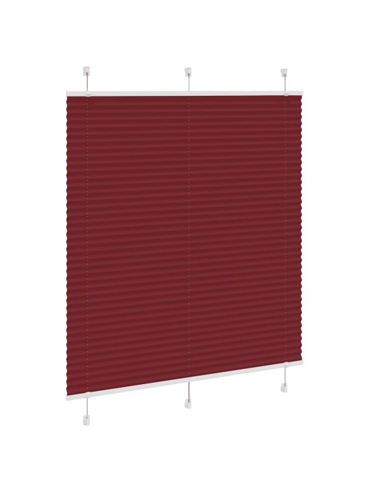 Plisovaná roleta bordeauxská červená 120x100 cm šířka látky