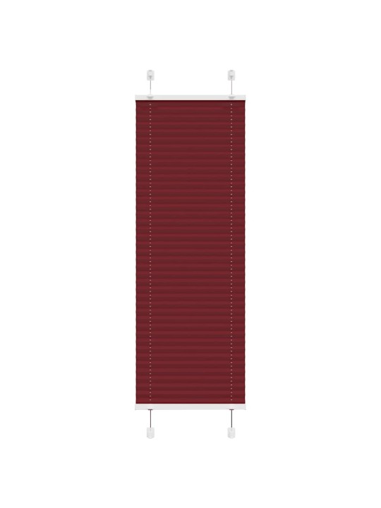 Plisovaná roleta bordeauxská červená 40x150 cm šířka látky