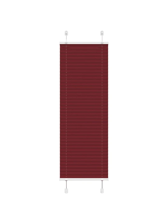 Plisovaná roleta bordeauxská červená 40x150 cm šířka látky