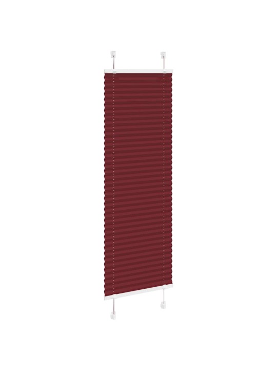 Plisovaná roleta bordeauxská červená 40x150 cm šířka látky