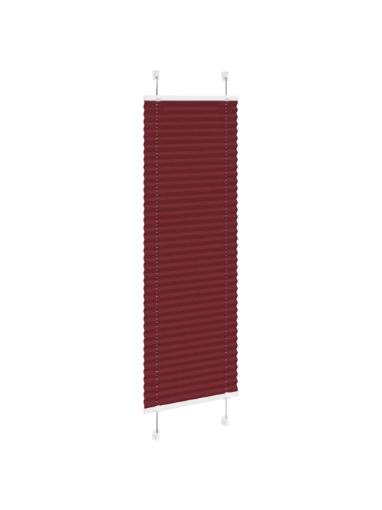 Plisovaná roleta bordeauxská červená 40x150 cm šířka látky