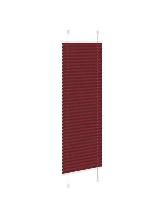 Plisovaná roleta bordeauxská červená 40x150 cm šířka látky