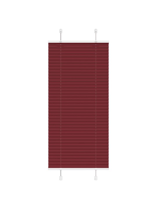 Plisovaná roleta bordeauxská červená 60x150 cm šířka látky