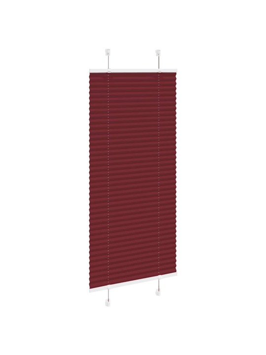 Plisovaná roleta bordeauxská červená 60x150 cm šířka látky