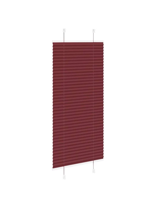 Plisovaná roleta bordeauxská červená 60x150 cm šířka látky