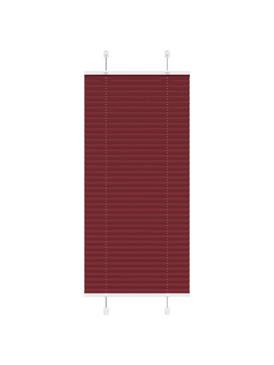 Plisovaná roleta bordeauxská červená 65x150 cm šířka látky