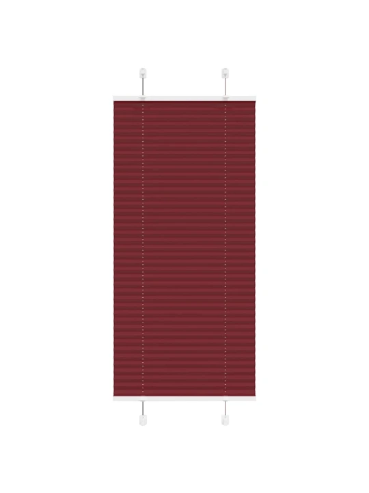 Plisovaná roleta bordeauxská červená 65x150 cm šířka látky