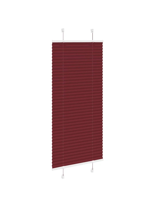 Plisovaná roleta bordeauxská červená 65x150 cm šířka látky