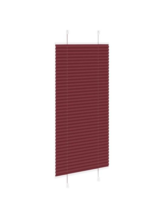 Plisovaná roleta bordeauxská červená 65x150 cm šířka látky
