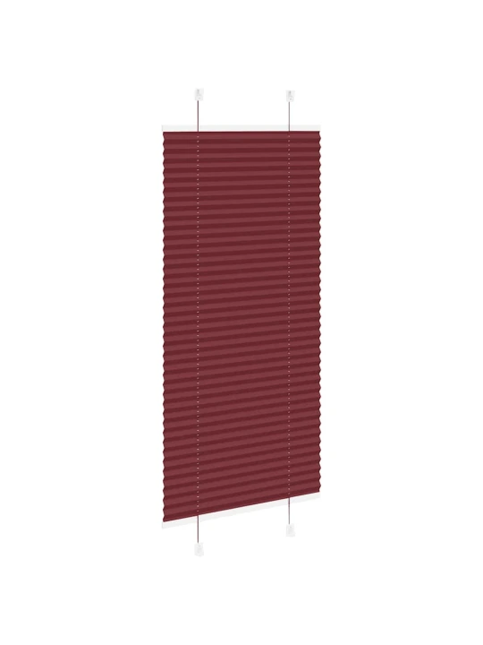 Plisovaná roleta bordeauxská červená 65x150 cm šířka látky