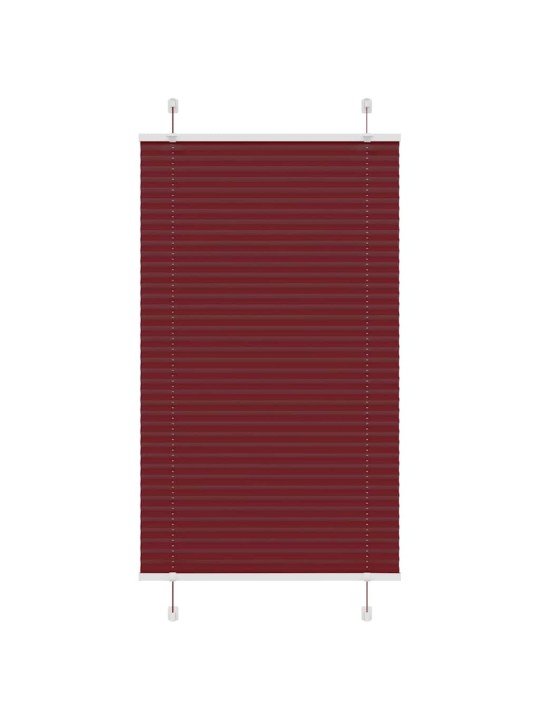 Plisovaná roleta bordeauxská červená 70x150 cm šířka látky