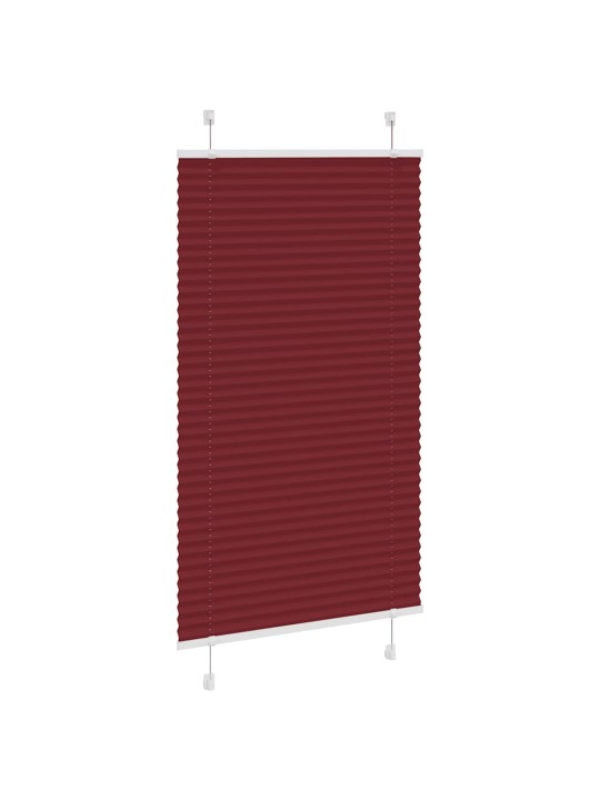 Plisovaná roleta bordeauxská červená 70x150 cm šířka látky
