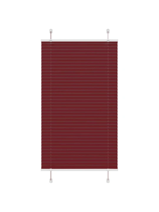 Plisovaná roleta bordeauxská červená 75x150 cm šířka látky