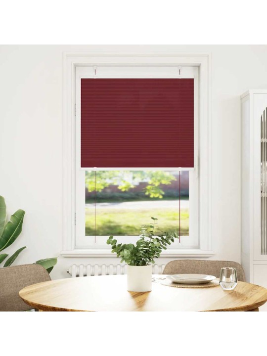 Plisovaná roleta bordeauxská červená 80x150 cm šířka látky