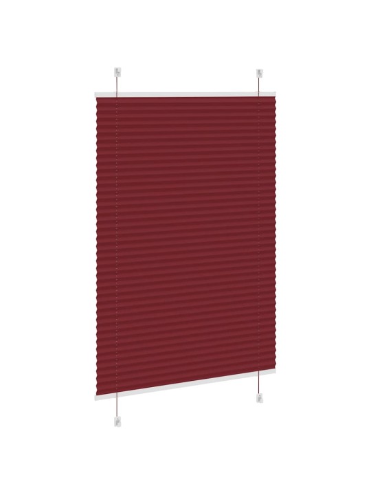 Plisovaná roleta bordeauxská červená 90x150 cm šířka látky
