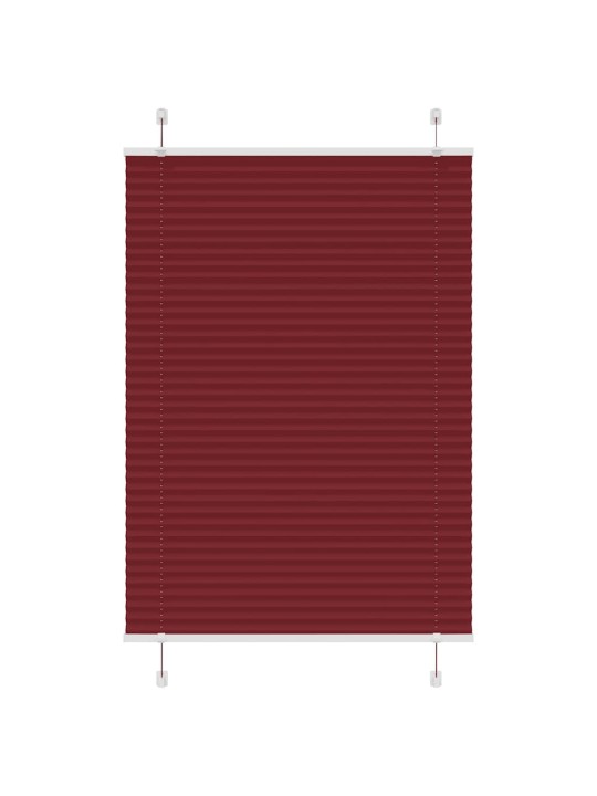 Plisovaná roleta bordeauxská červená 100x150 cm šířka látky