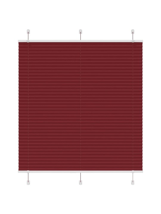 Plisovaná roleta bordeauxská červená 120x150 cm šířka látky