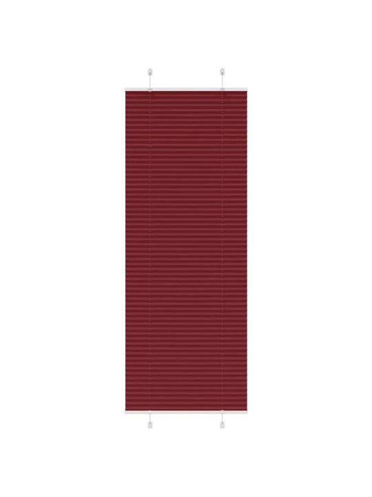 Plisovaná roleta bordeauxská červená 70x200 cm šířka látky