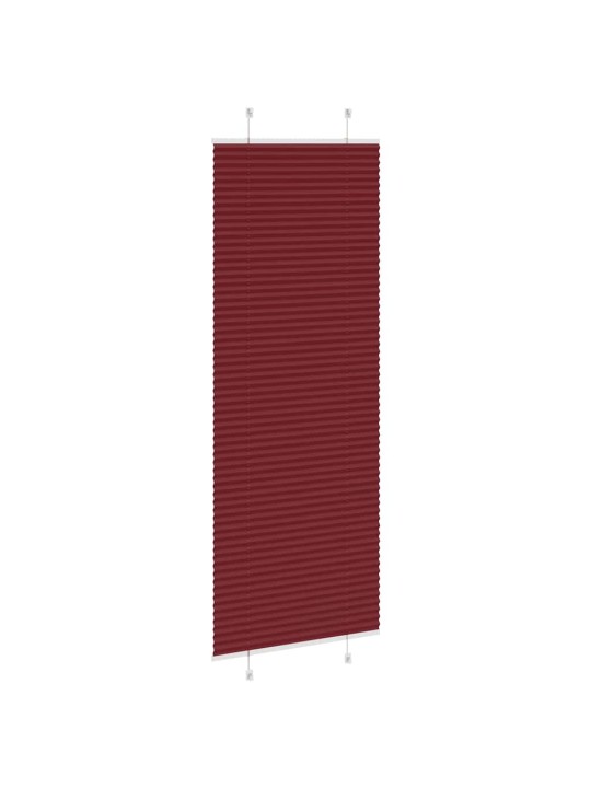 Plisovaná roleta bordeauxská červená 70x200 cm šířka látky
