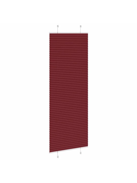 Plisovaná roleta bordeauxská červená 75x200 cm šířka látky