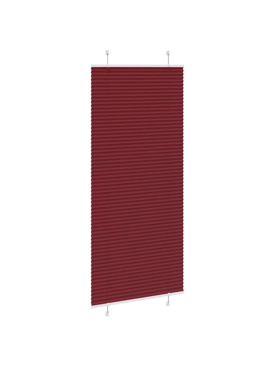 Plisovaná roleta bordeauxská červená 90x200 cm šířka látky