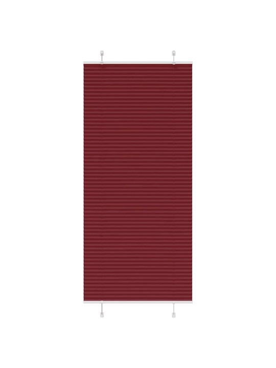 Plisovaná roleta bordeauxská červená 95x200 cm šířka látky