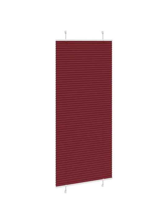 Plisovaná roleta bordeauxská červená 95x200 cm šířka látky