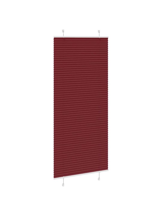 Plisovaná roleta bordeauxská červená 100x200 cm šířka látky