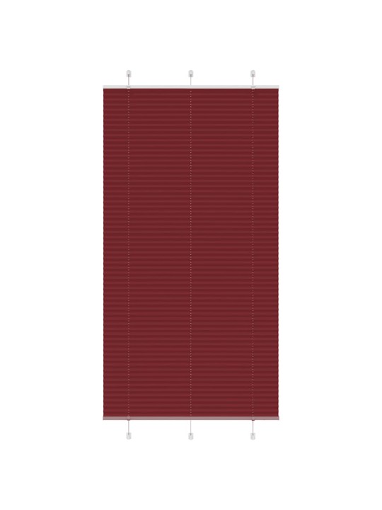 Plisovaná roleta bordeauxská červená 105x200 cm šířka látky